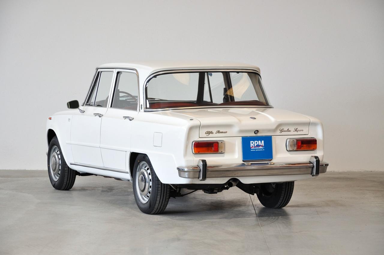 Alfa Romeo Giulia Super Biscione 1600 ASI ORO immacolata