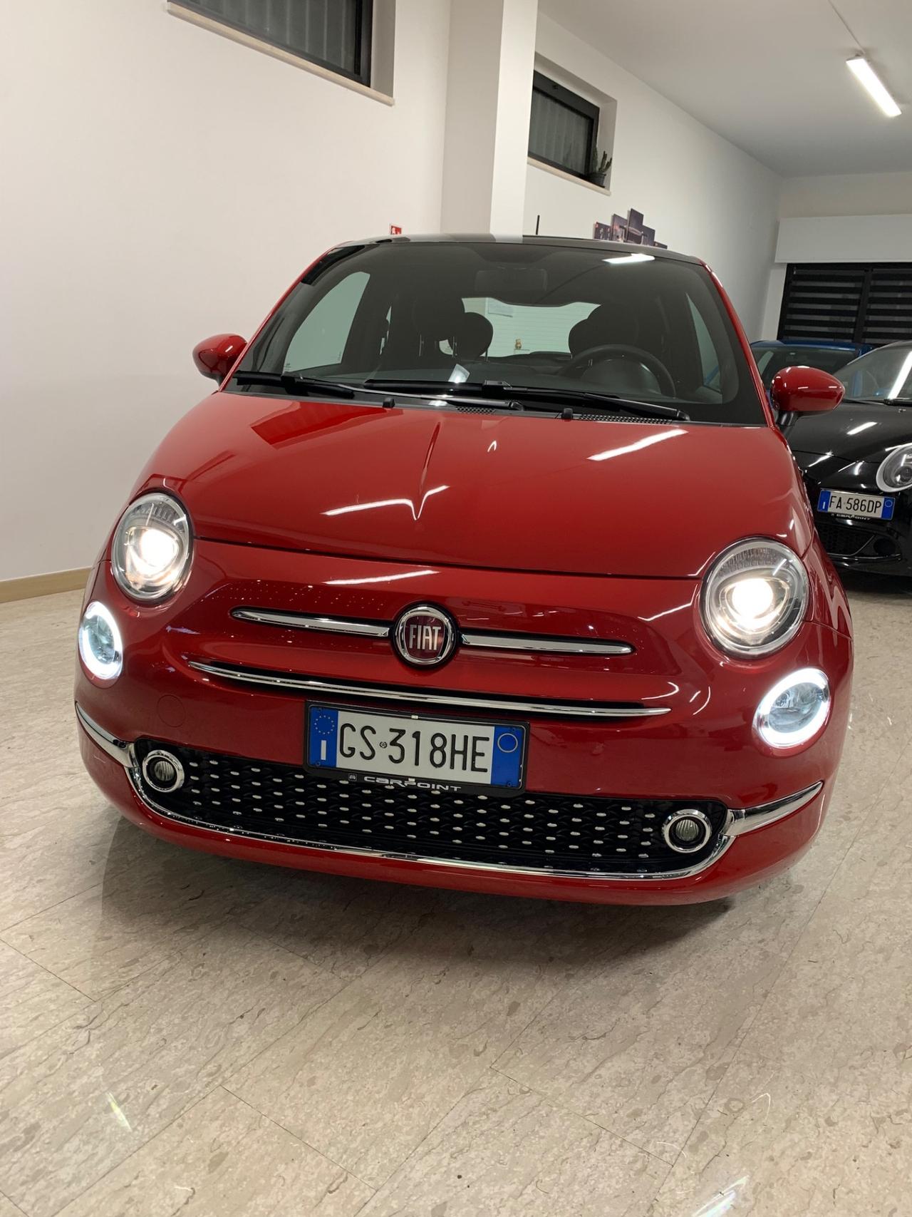 Fiat 500 1.0 Hybrid Red