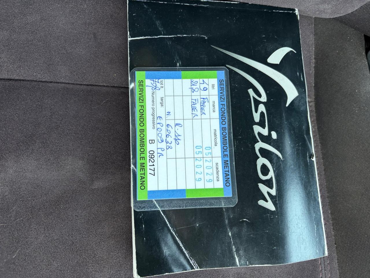 Lancia Ypsilon 0.9 TwinAir Metano Ecochic