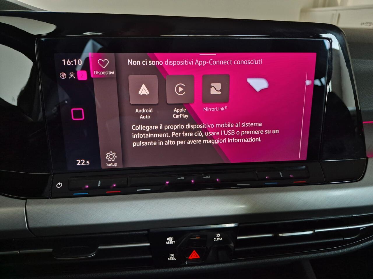 Volkswagen Golf 1.0 eTSI EVO LIFE DSG LED APPLE CAR PLAY/ANDROID AUTO C.17" WIRELESS ACC COCKPIT PRO KEYLESS LANE ASSIST AMBIENT LIGHT