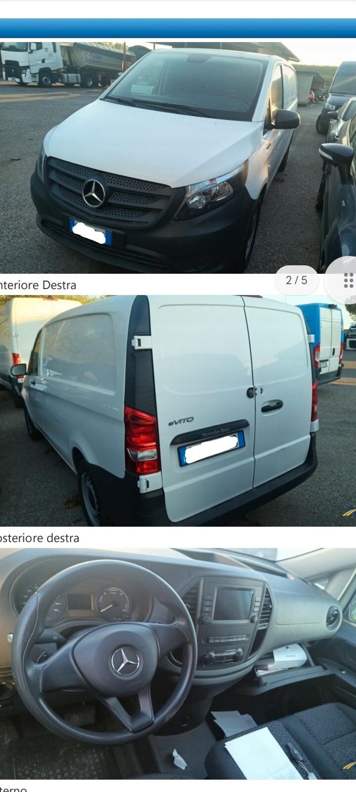 MERCEDES VITO LONG ELETTRICO FURGONE