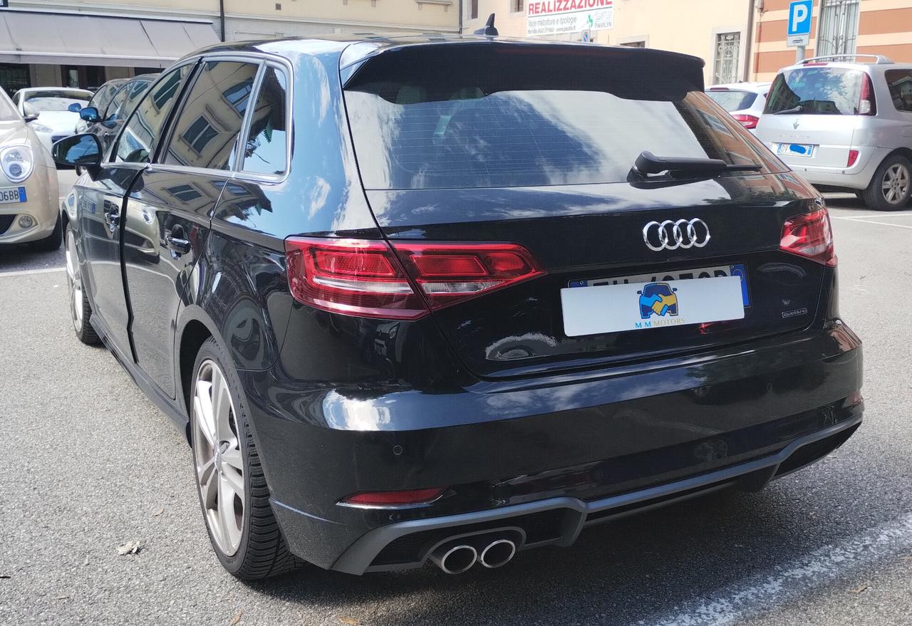Audi A3 SPB 2.0 TDI 184 CV quattro S tronic S-Line
