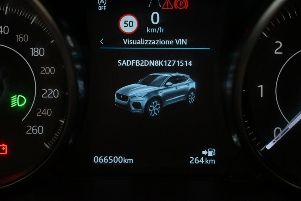 Jaguar E-PACE 2.0D 150CV ( FARI LED - PDC - NAVI - MIRROR - CERCHI 19 - TELECAMERA POST. )