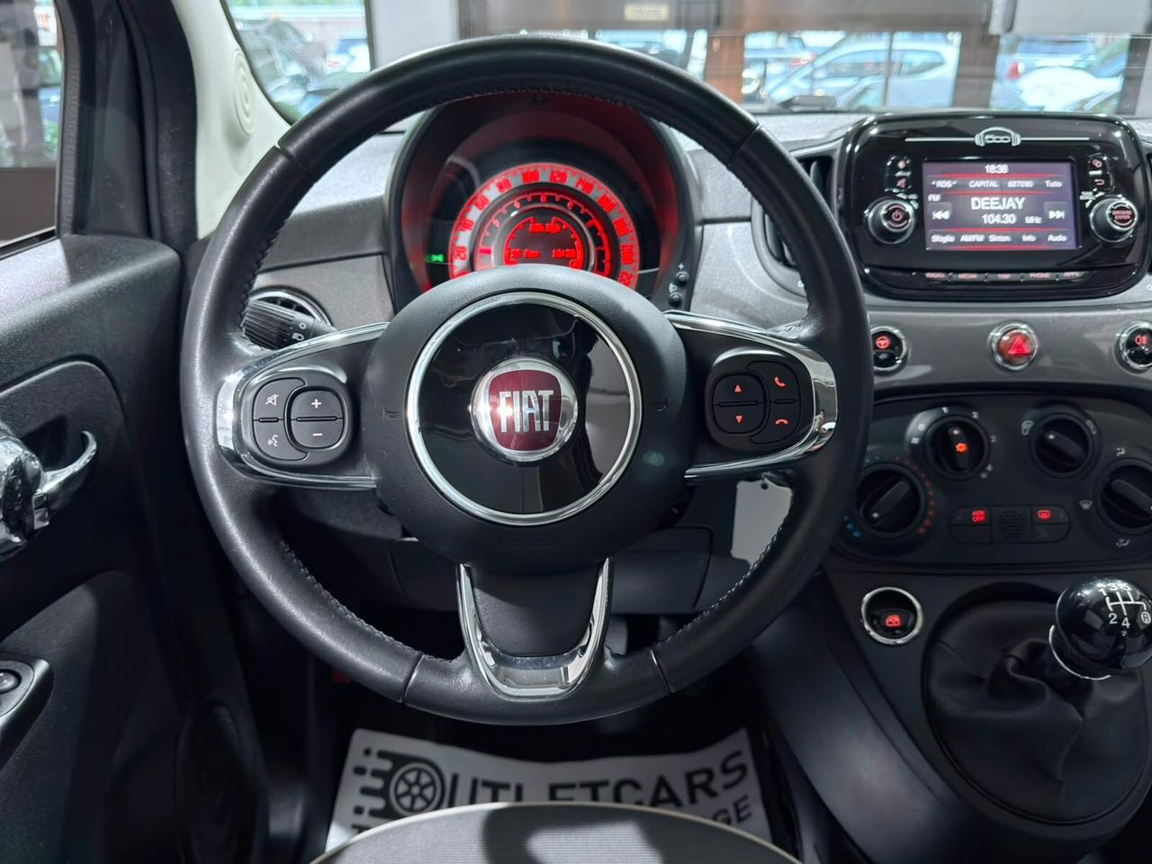 FIAT 500 1.2 69cv 89.000km 2018 TETTO PANORAMICO