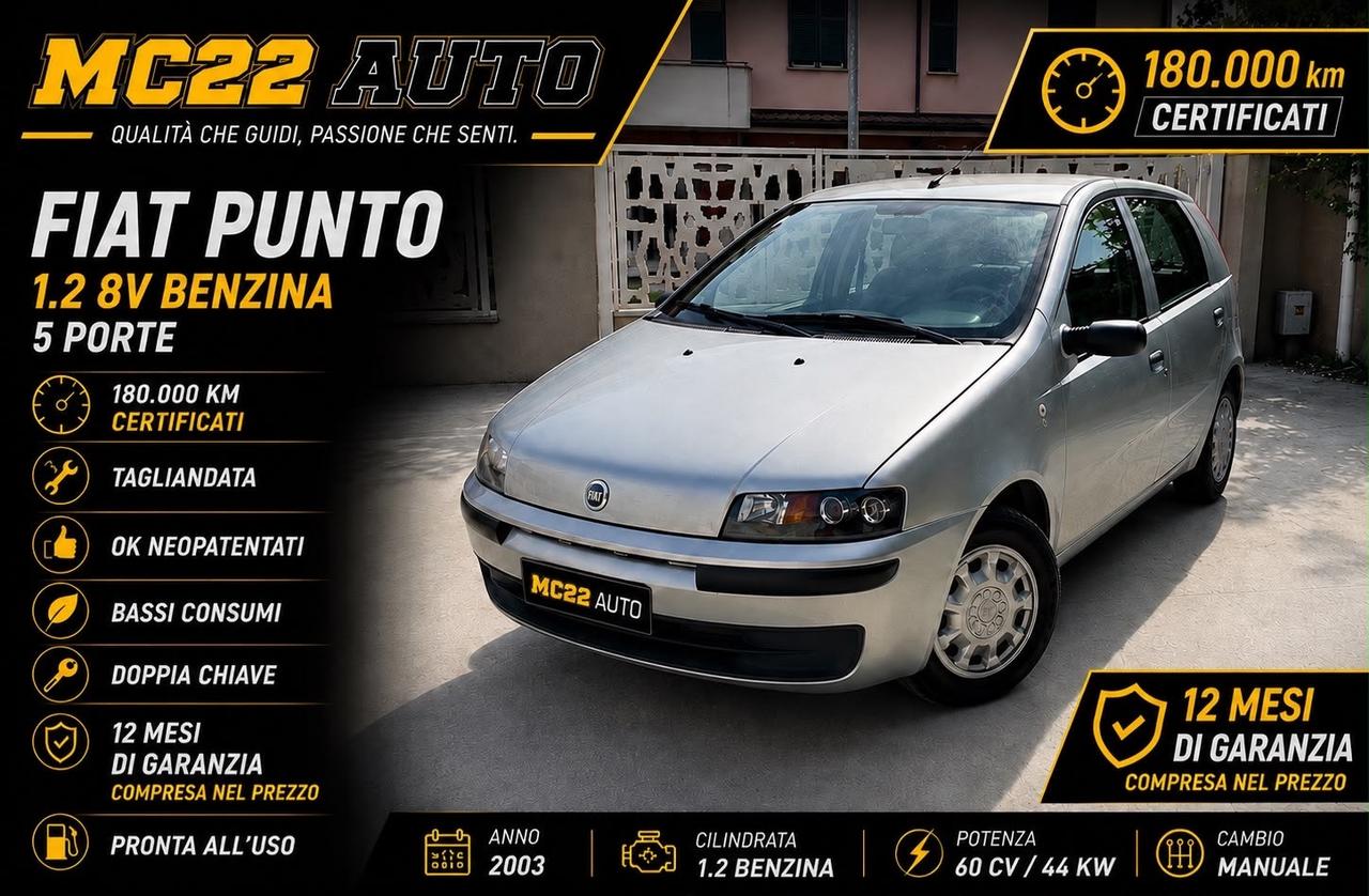 Fiat Punto 1.2 16V 5 porte Emotion