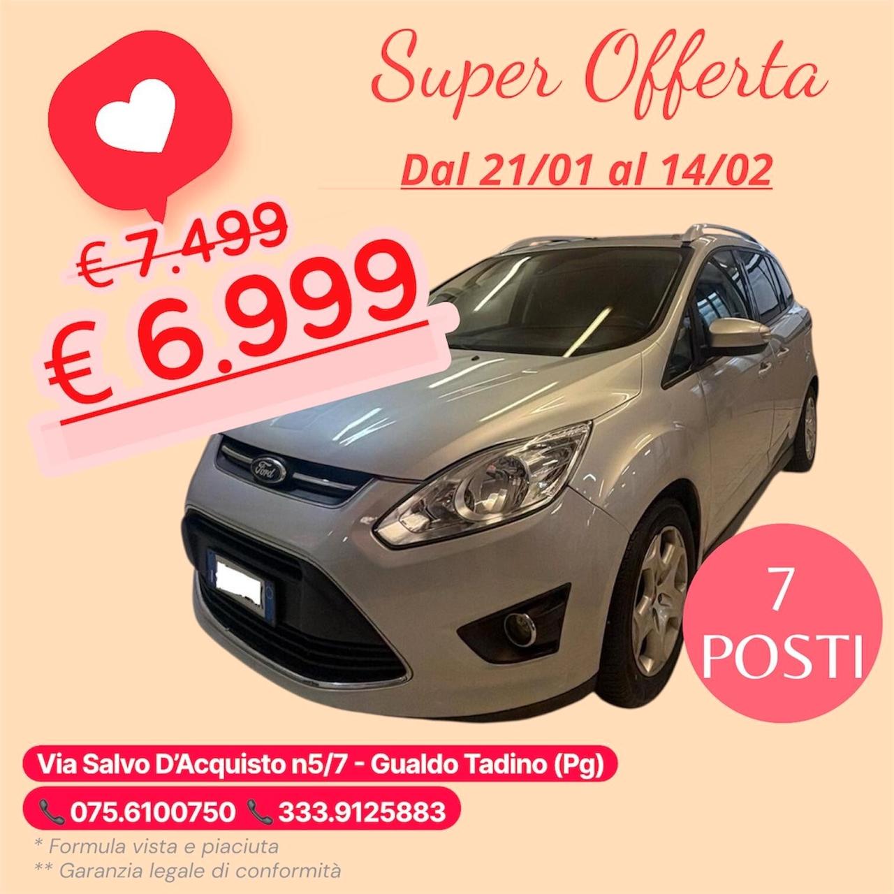 Ford C-Max7 1.6 TDCi 115CV Titanium (6 O 7 POSTI)