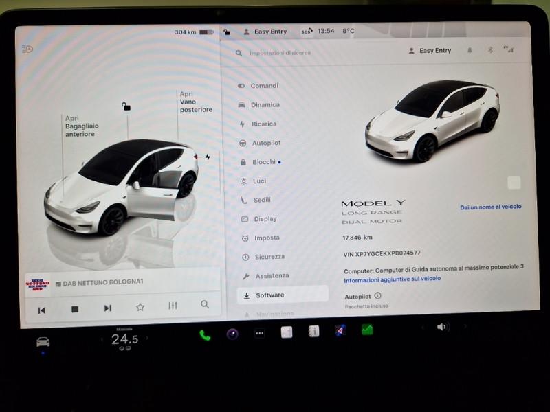 TESLA MODEL Y 75 KWH DUAL MOTOR LONG RANGE 4WD AUT. 5 PORTE SUV