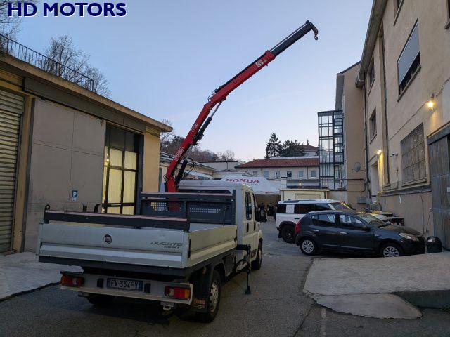 FIAT DUCATO 35 2.3 MJT 130 CV maxi doppia cabina gru