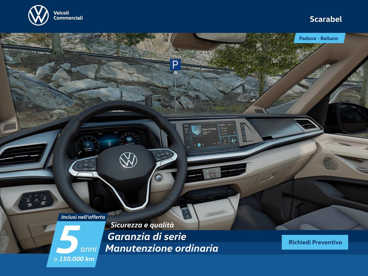 Volkswagen T7 Multivan lungo 2.0 tdi life 150cv dsg 7p.ti
