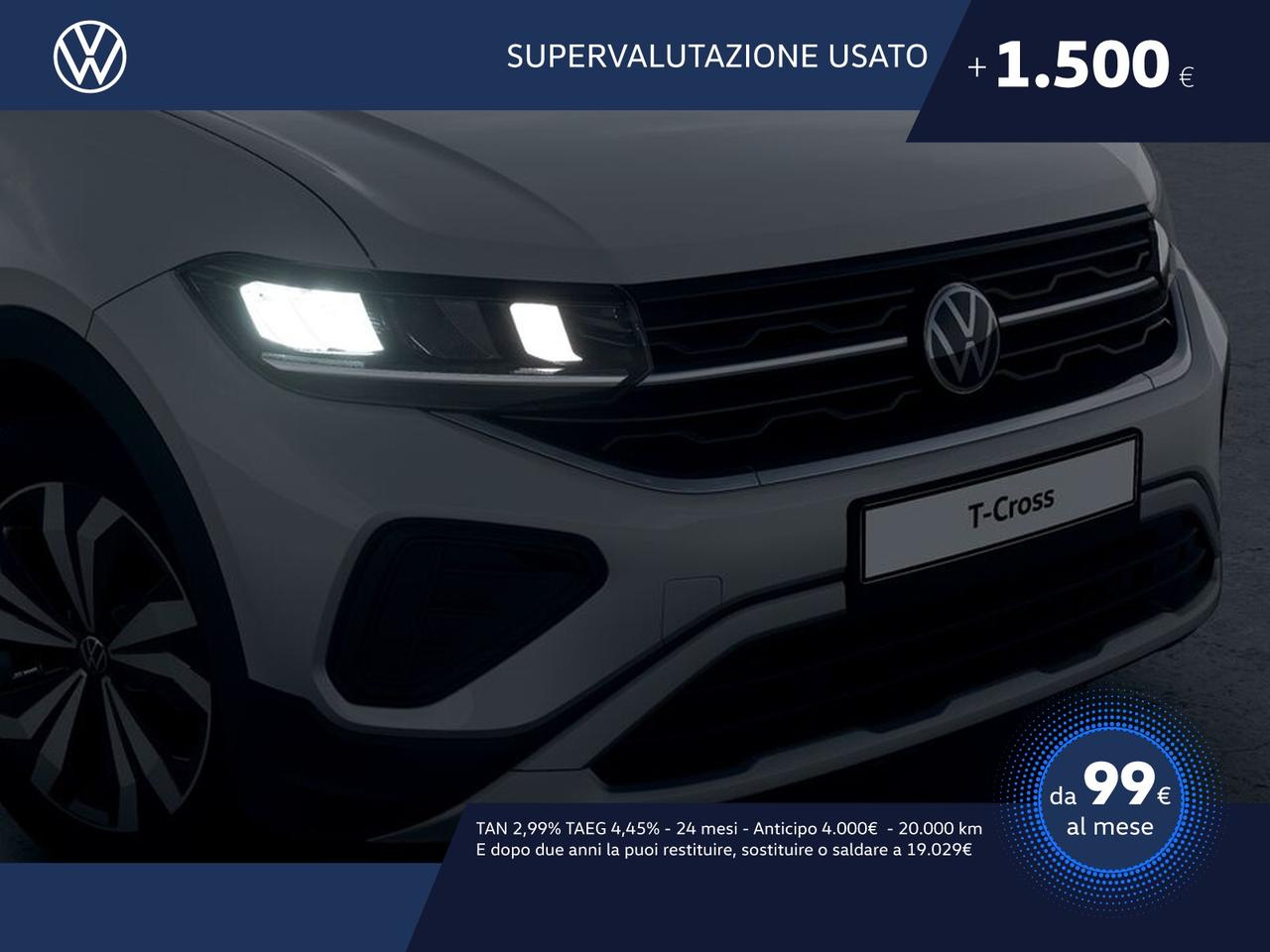 Volkswagen T-Cross 1.0 tsi edition plus 115cv