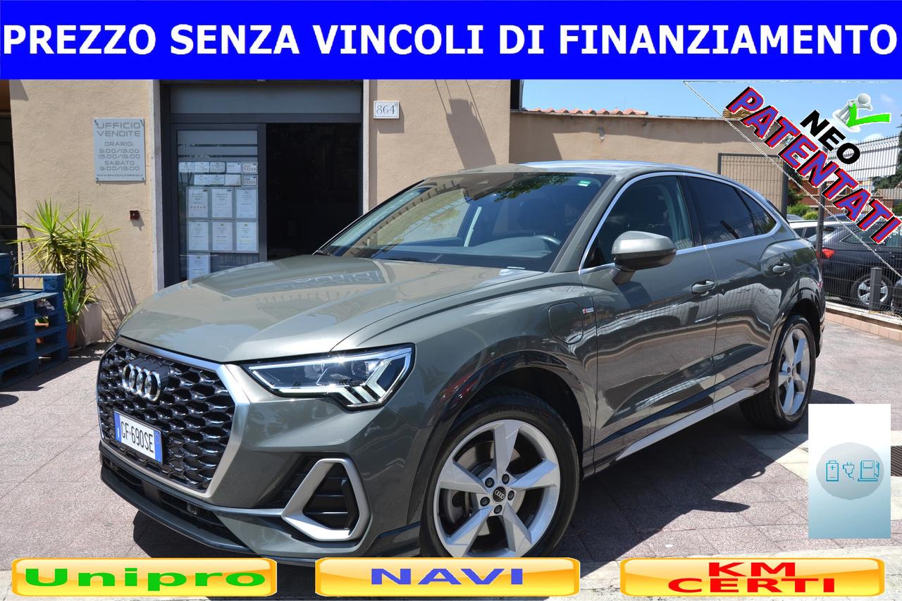 Audi Q3 45 1.4 TFSI 245CV PLUG-IN SPORTBACK **PREZZO VERO