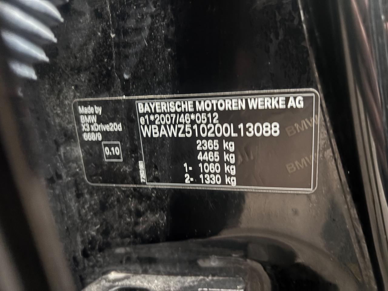 Bmw X3 xDrive20d xLine