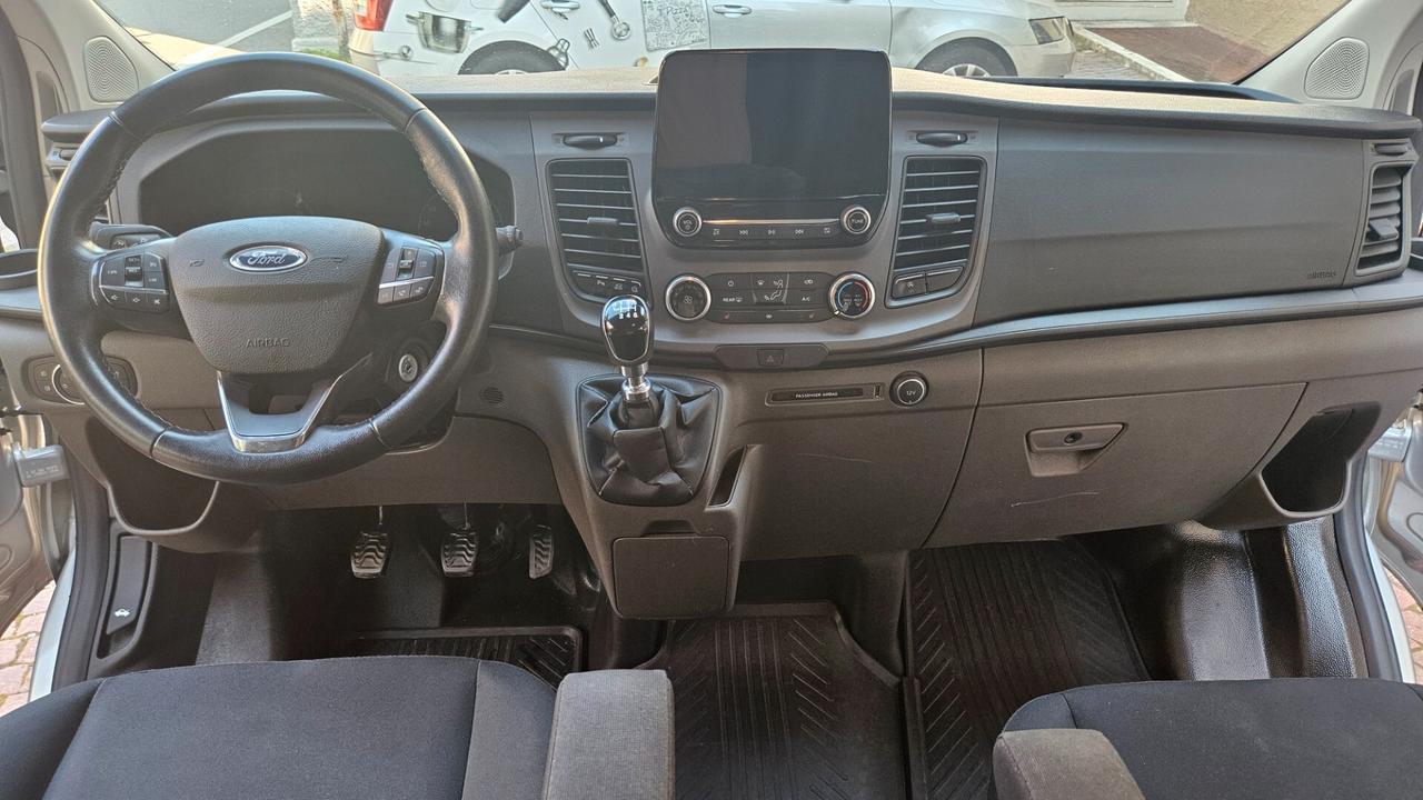 Ford Transit Custom 320 2.0 TDCI 130 CV 8 POSTI - DOPPIO CLIMA-GANCIO