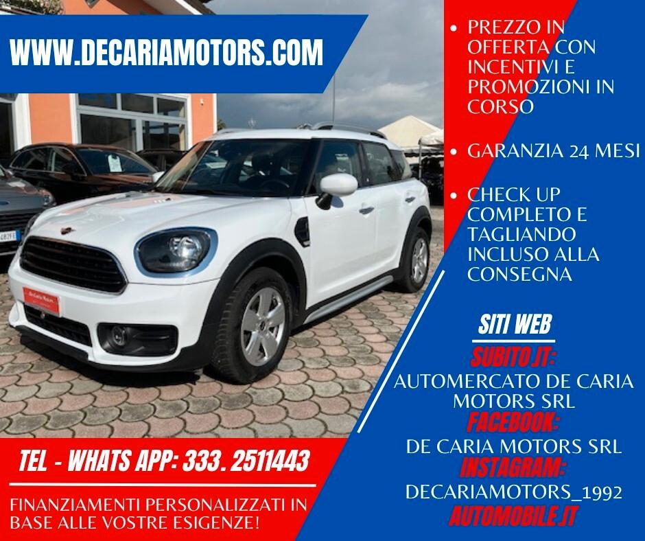 Mini Cooper D Countryman 2.0 TDi 150CV Autom/Sequenz. - 12/2019