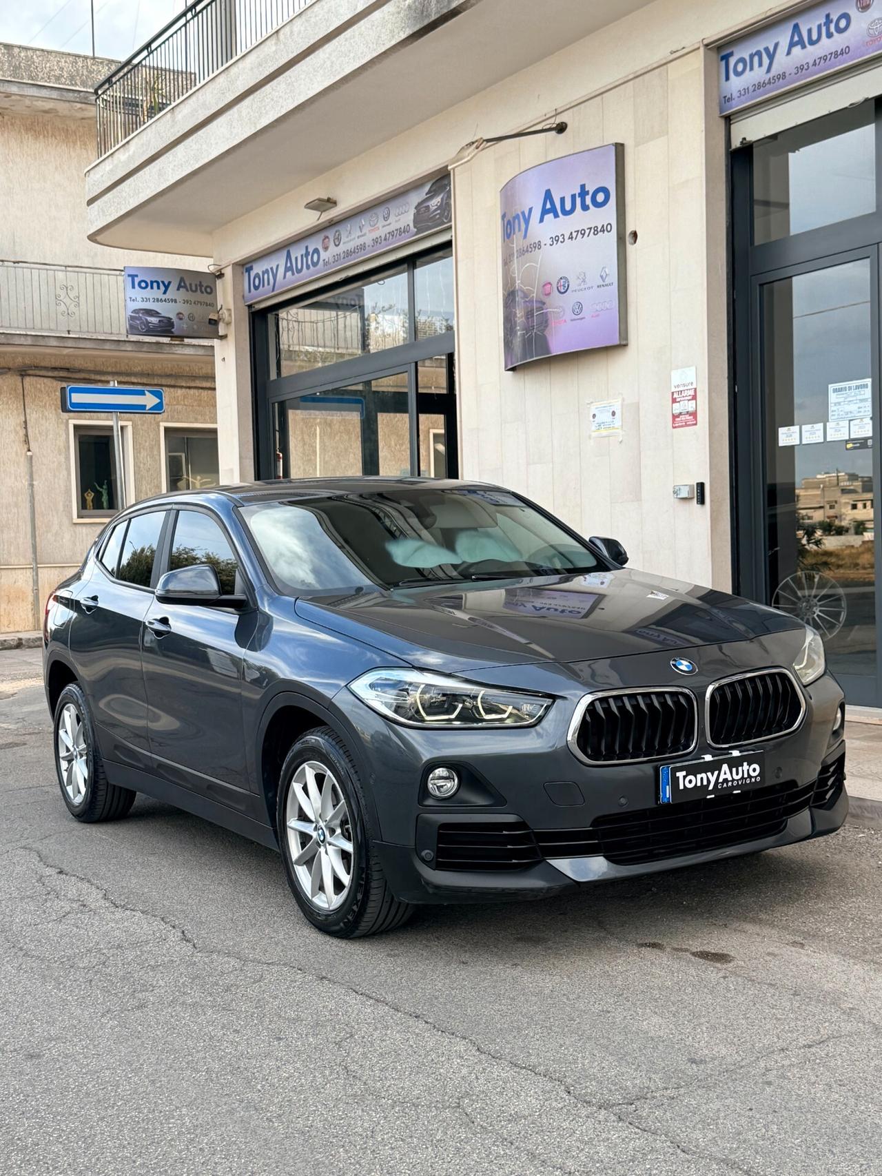 Bmw X2 sdrive18d auto NAVI,ANDROID AUTO,BLUETOOTH,SENSORI DI PARCHEGGIO,BLOCK SHAFT,FULL LED,PORTELLONE AUT