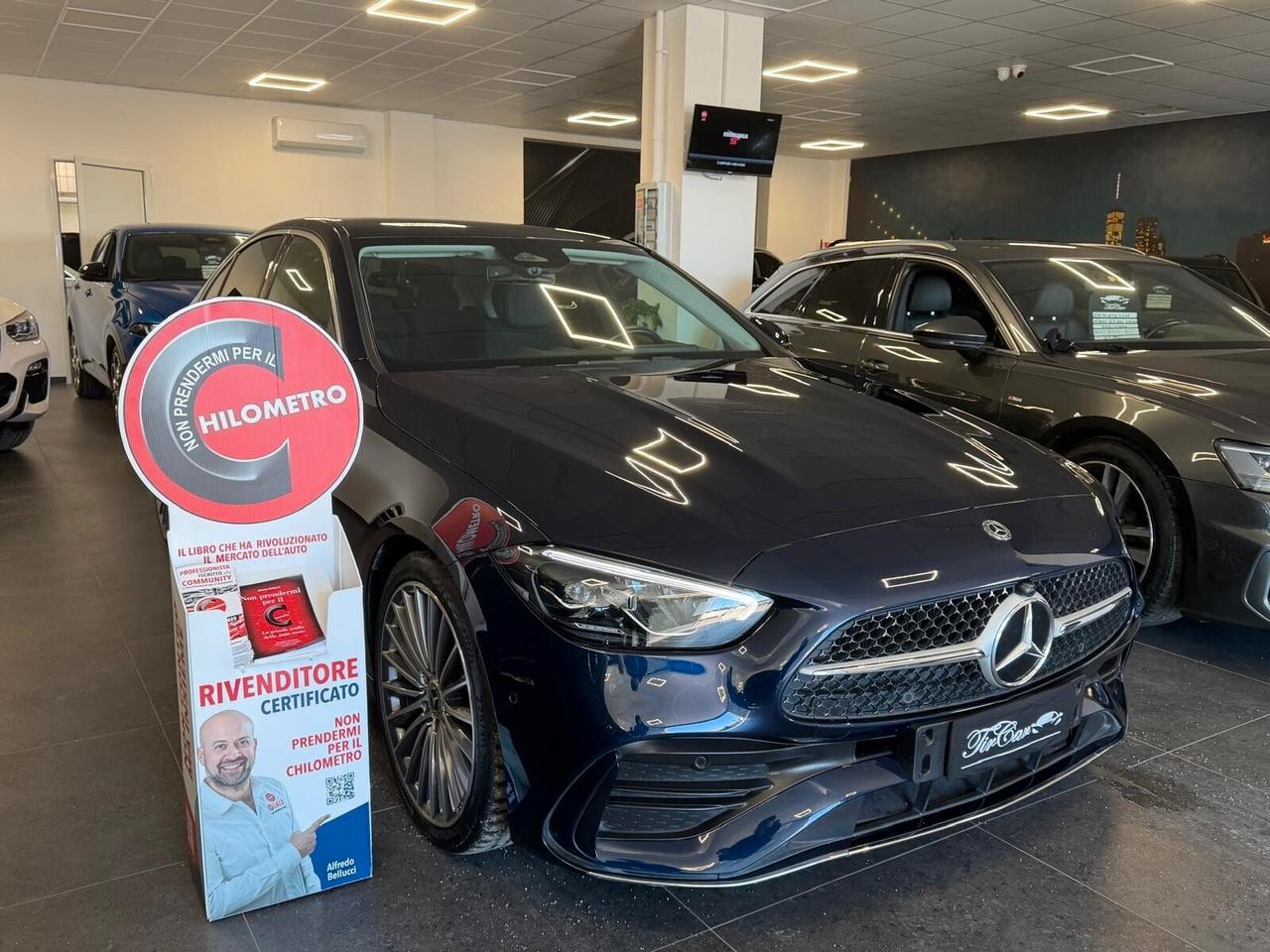 MERCEDES CLASSE C220D PREMIUM 2.0 MHEV 200CV PELLE NAVI CAM ANNO 2022