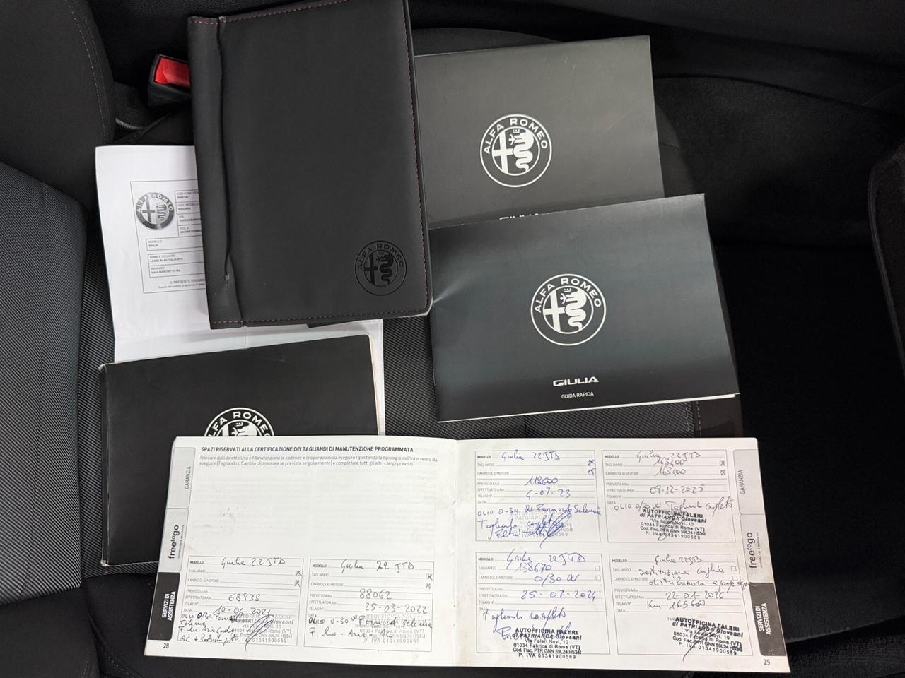 Alfa Romeo Giulia 2.2 TD 150 CV BUSINESS NAVI DISTRIBUZIONE ESEGUITA