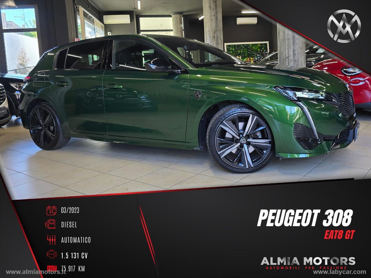 PEUGEOT 308 BlueHDi 130 S&S EAT8 GT