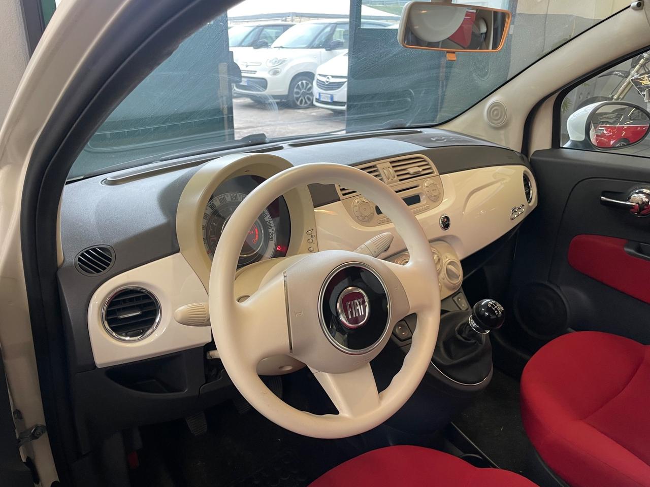 Fiat 500 1.2 Pop CERCHI IN LEGA - NEOPATENTATI - INTERNI ROSSI