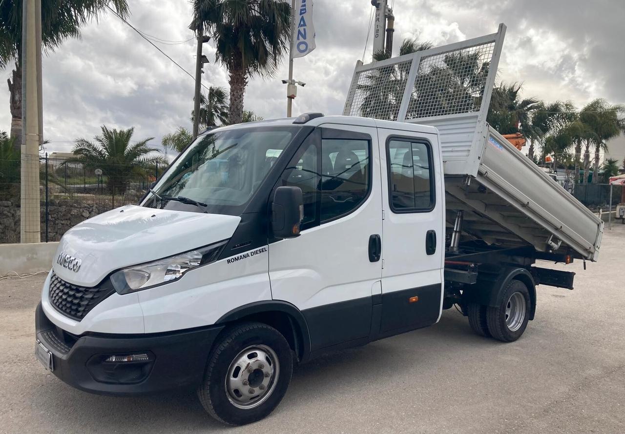 Iveco Daily 35c14 doppia cabina ribaltabile 3 lati