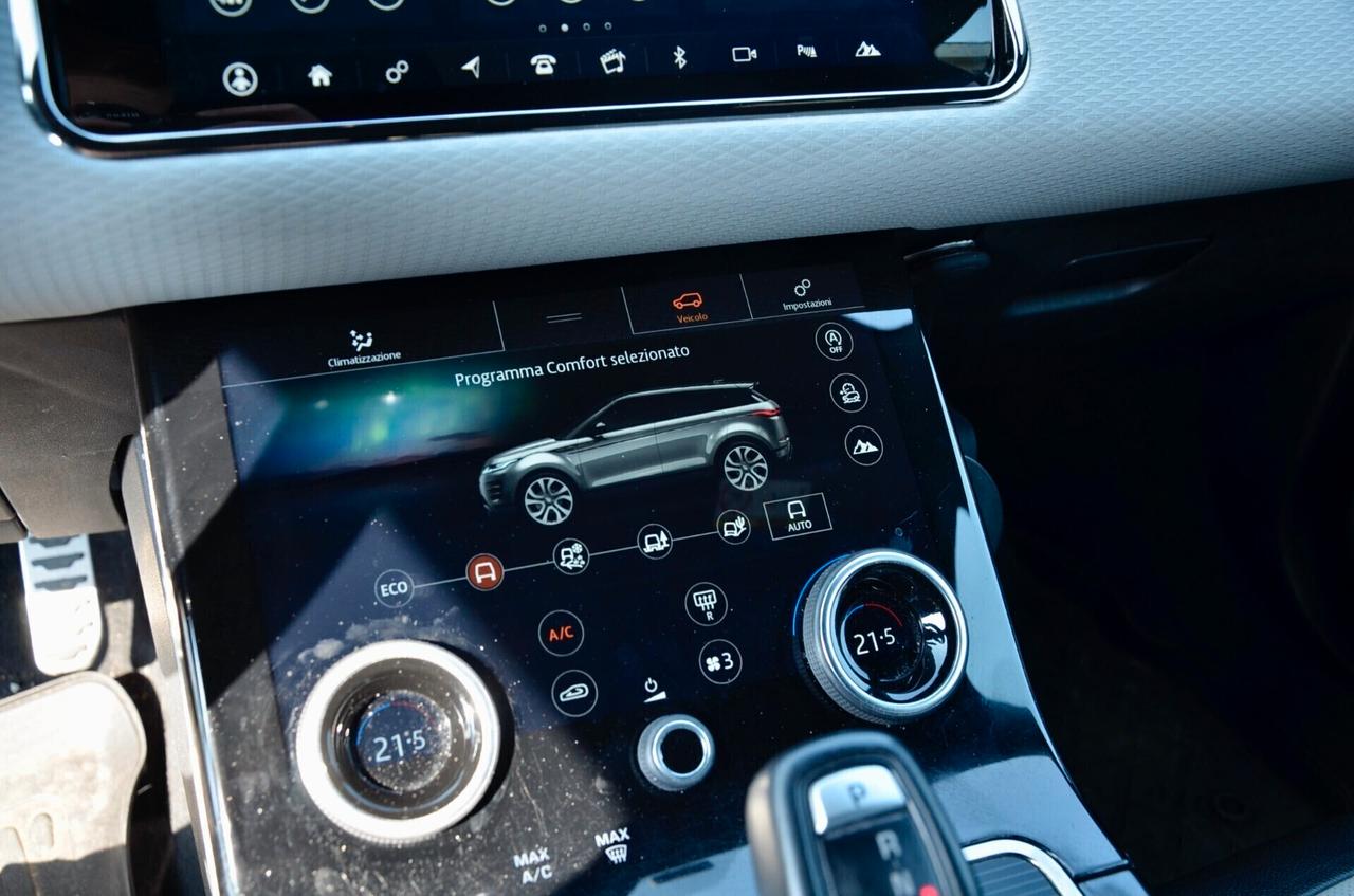 LAND ROVER RANGE ROVER EVOQUE 2.0d i4 MHEV R-DYNAMIC SE AWD 150cv AUT, UFF ITALIANA, SERVICE CON FATTURE, RETROCAMERA, APPLE ANDROID, 20", PERMUTE