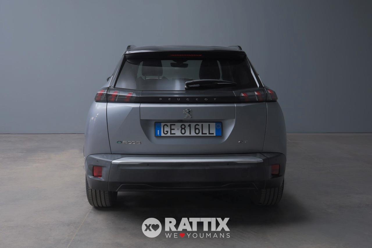 Peugeot e-2008 motore elettrico 100kW GT