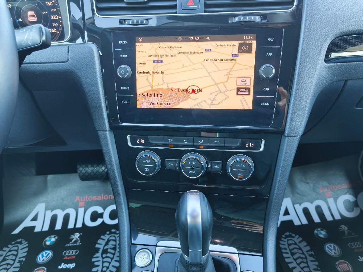 VOLKSWAGEN Golf 1.6 TDI 115CV DSG Executive Virtual/Led/Navi
