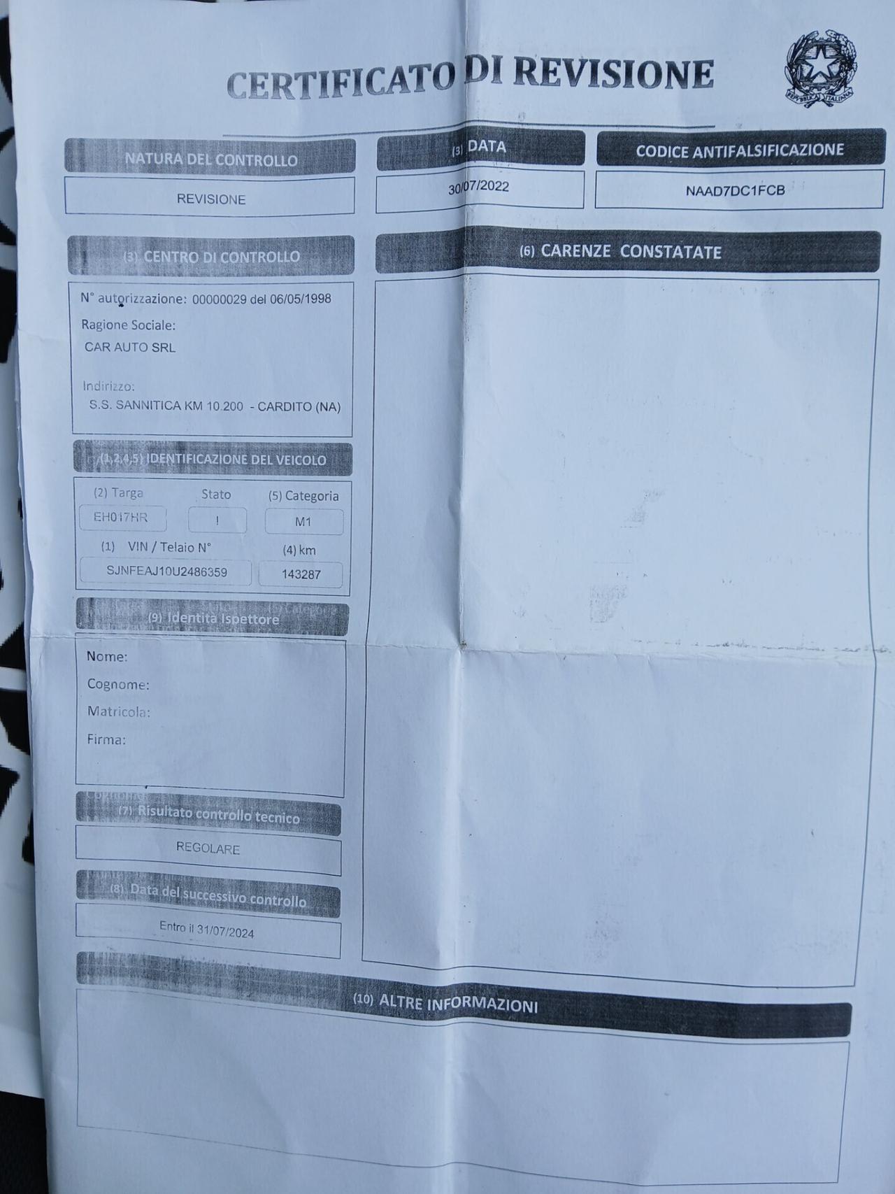 Qashqai 1.6 dCi 131cv modello n-tec full optional