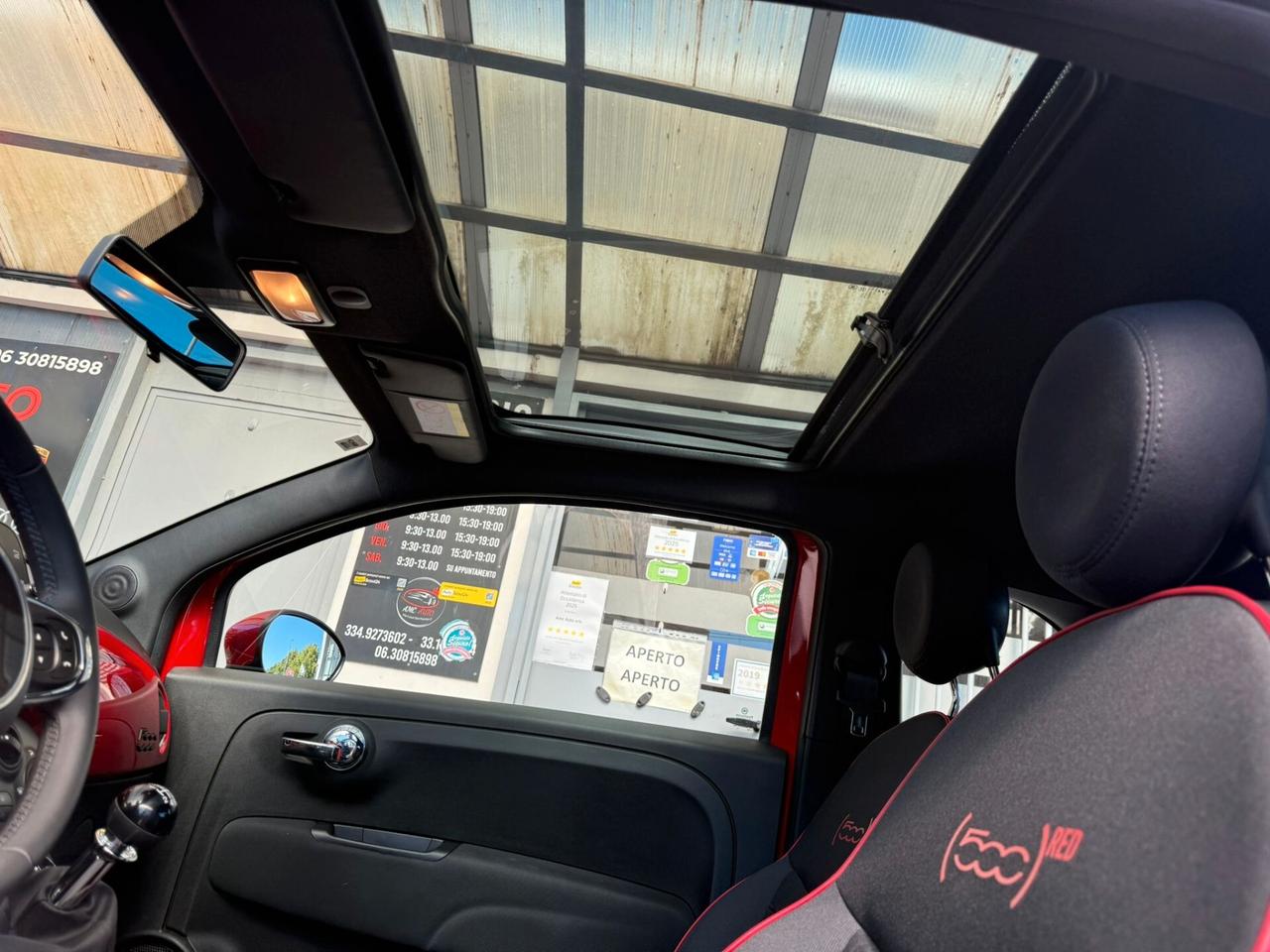 Fiat 500 1.0 Hybrid Red