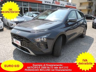 HYUNDAI Bayon 1.2 MPI MT XLine - Ok NEOPATENTATI - "DA VETRINA"