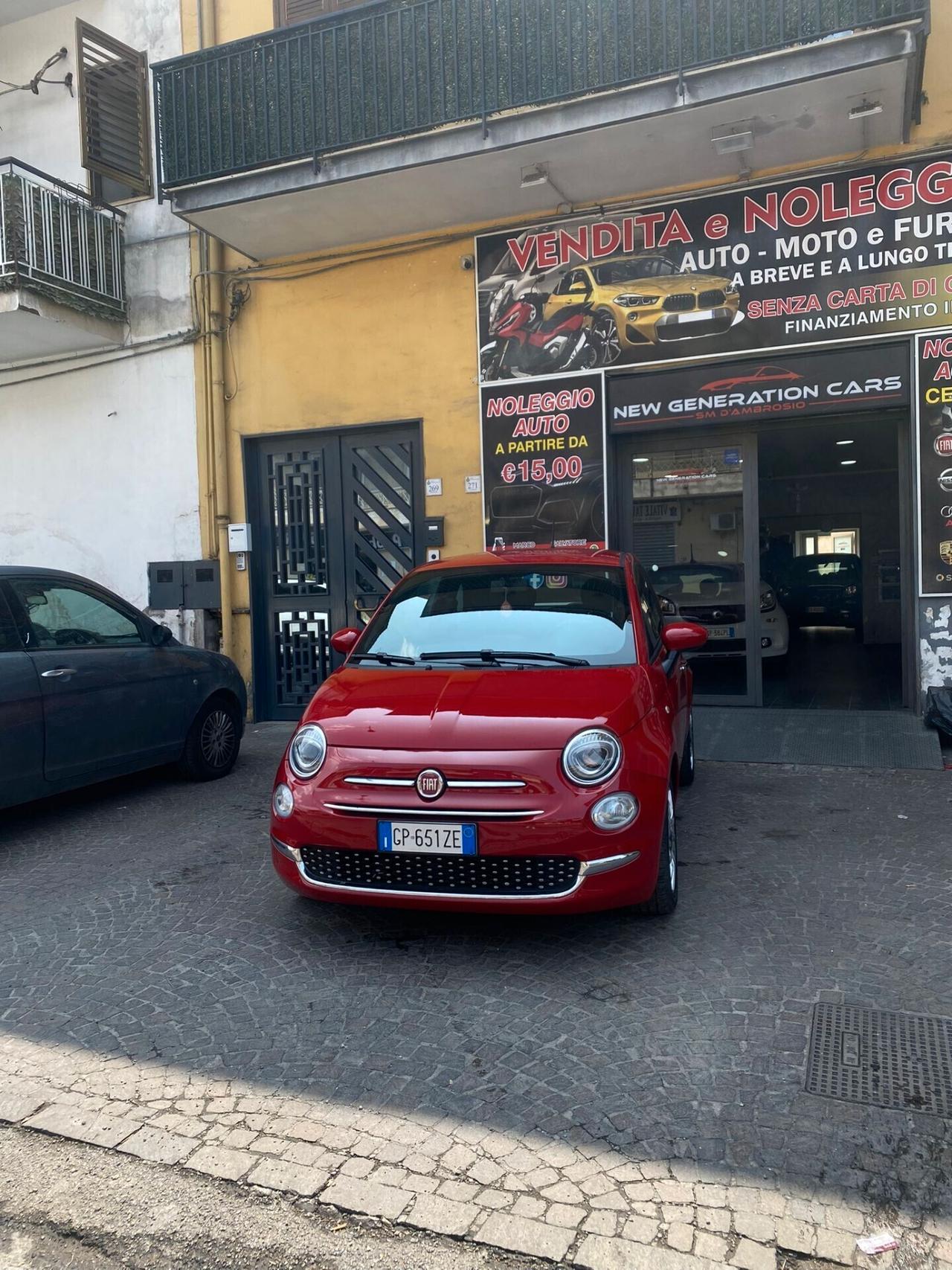 Fiat 500 1.0 Hybrid Red