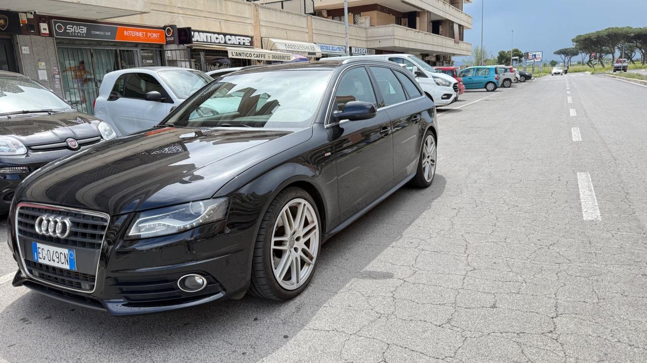 Audi A4 Avant 2.0 TDI 143CV F.AP. multitronic S.LINE LED NAVI TETTO APRIBILE PDC ALCANTARA BLUETOOTH CERCHI
