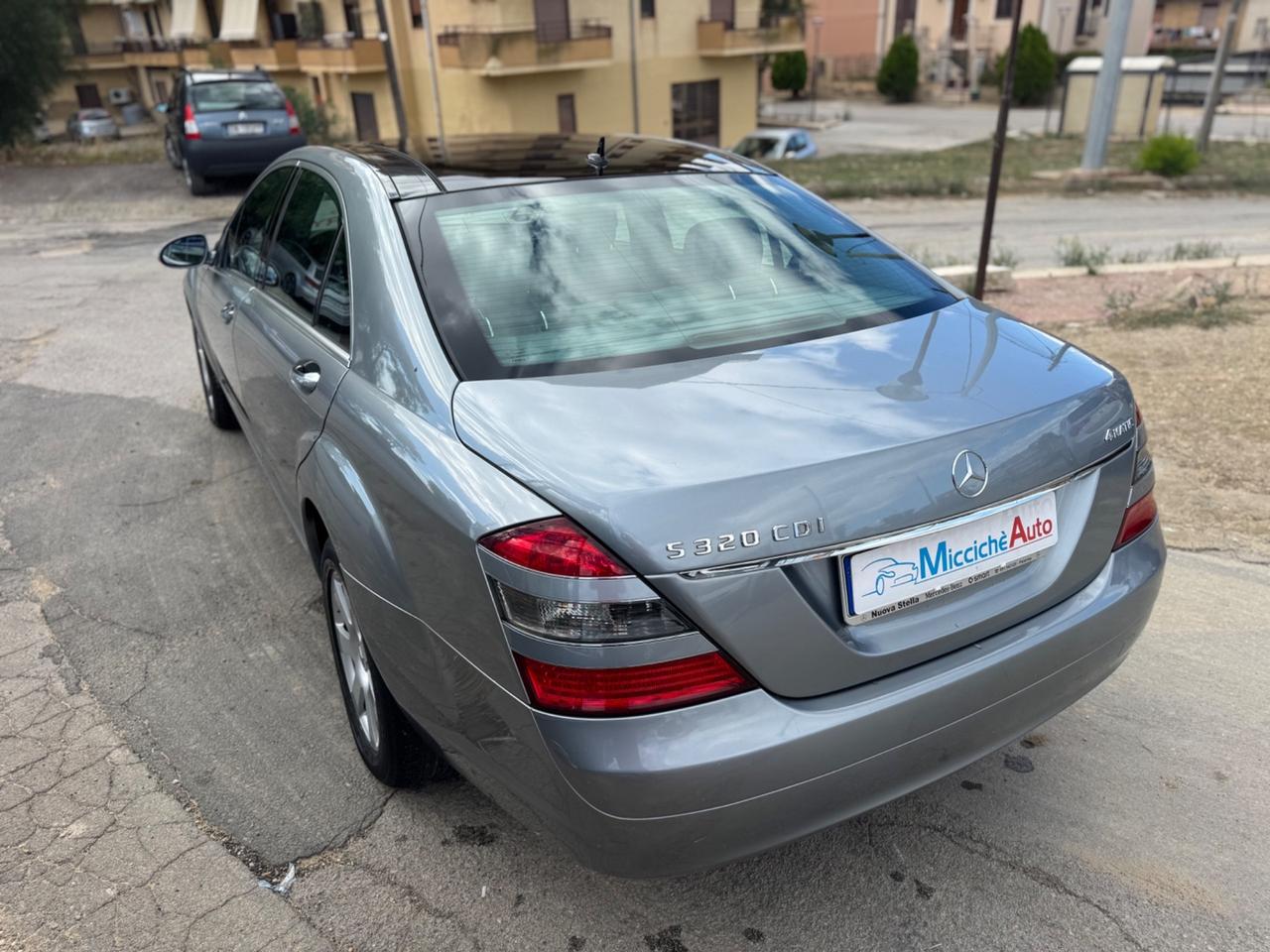 MERCEDES CLASSE S 320 CDI 211 CV LUNGA TETTO FULL