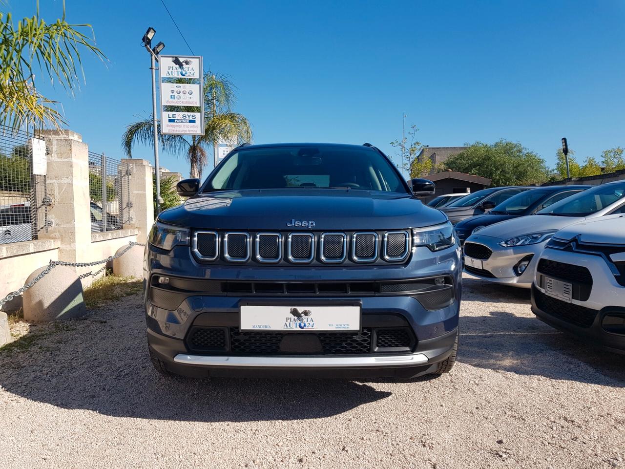 Jeep Compass 1.6 Multijet II 2WD Limited Navy Led Rcam Pelle
