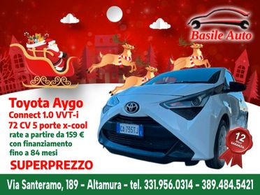 Toyota Aygo Connect 1.0 VVT-i 72 CV 5 porte x-cool