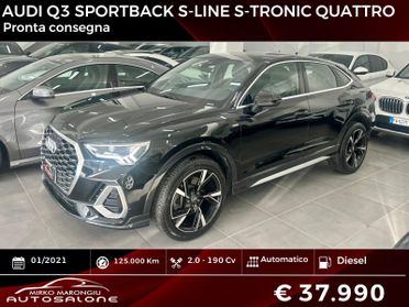 Audi Q3 SPB. 2.0 190 QUATTRO S-line promo FINANZIABILE