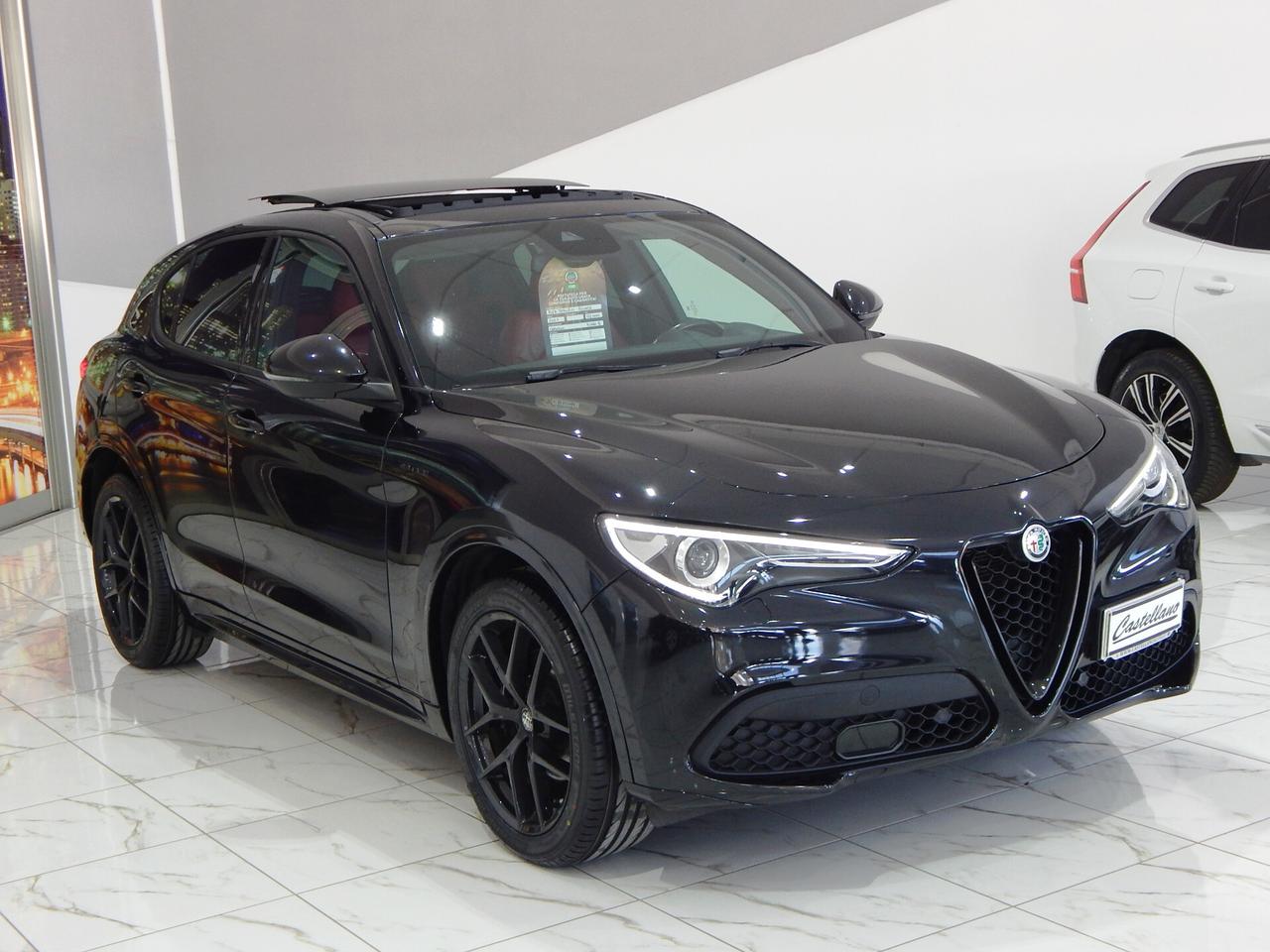 Alfa Romeo Stelvio 2.2 t Veloce Q4 210cv TETTO-NAVI-PELLE ROSSA-PARK