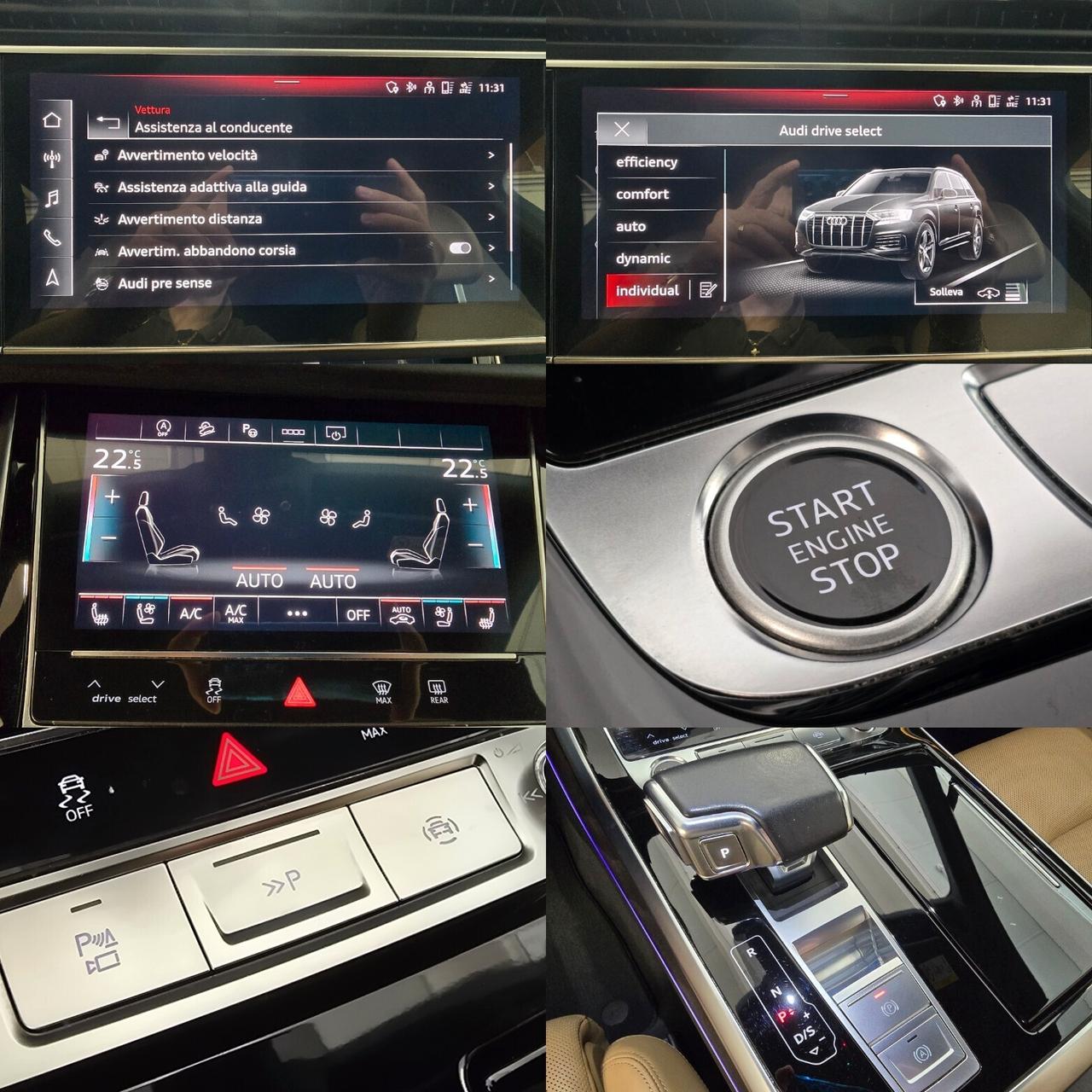 Audi Q7 50 TDI quattrO 7 POSTI 360 AMBIENT TOUR