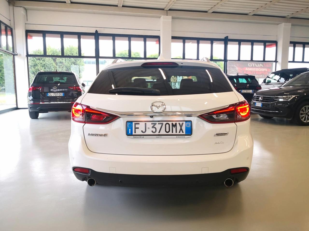 Mazda 6 2.2L Skyactiv-D 175CV Wagon Aut. ***TETTO***TELECAMERA***