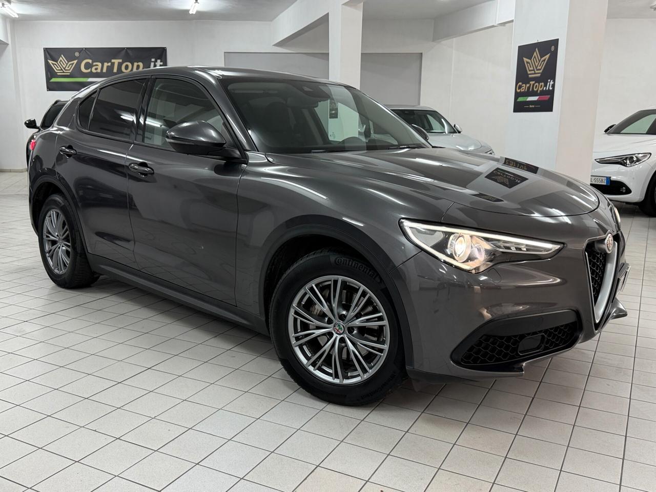 Alfa Romeo Stelvio 2.2 TD 160 CV BUSINESS AT8 DISTRIBUZIONE ESEGUITA NAVI 18" SENSORI VETRI SCURI UNICO PROPRIETARIO