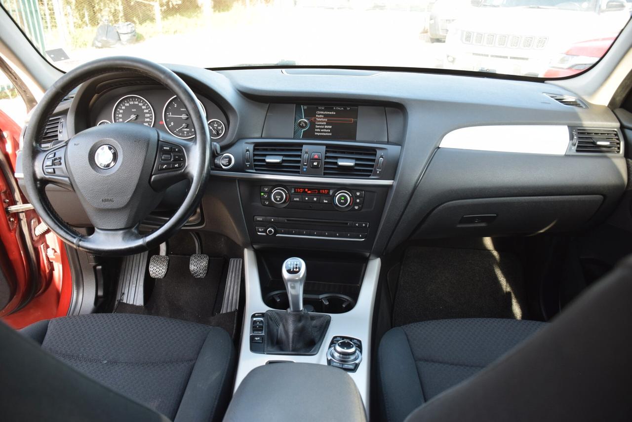 Bmw X3 4x4 20d Xdrive 6M CAMBIO MANUALE - Cruise Bluetooth Bizona DISTRIBUZIONE APPENA FATTA