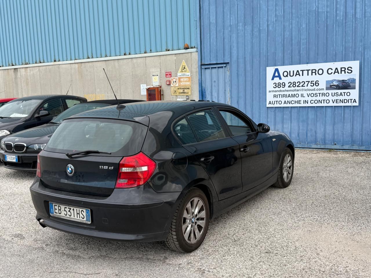 Bmw 118 120d cat 5 porte Futura DPF
