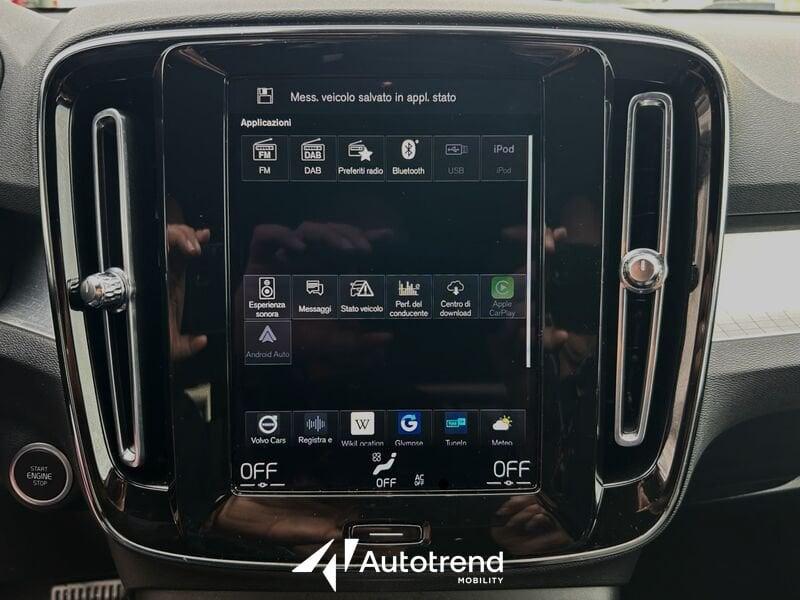Volvo XC40 Recharge T5 180+82 CV Recharge Plug-in Hybrid Inscription Expression