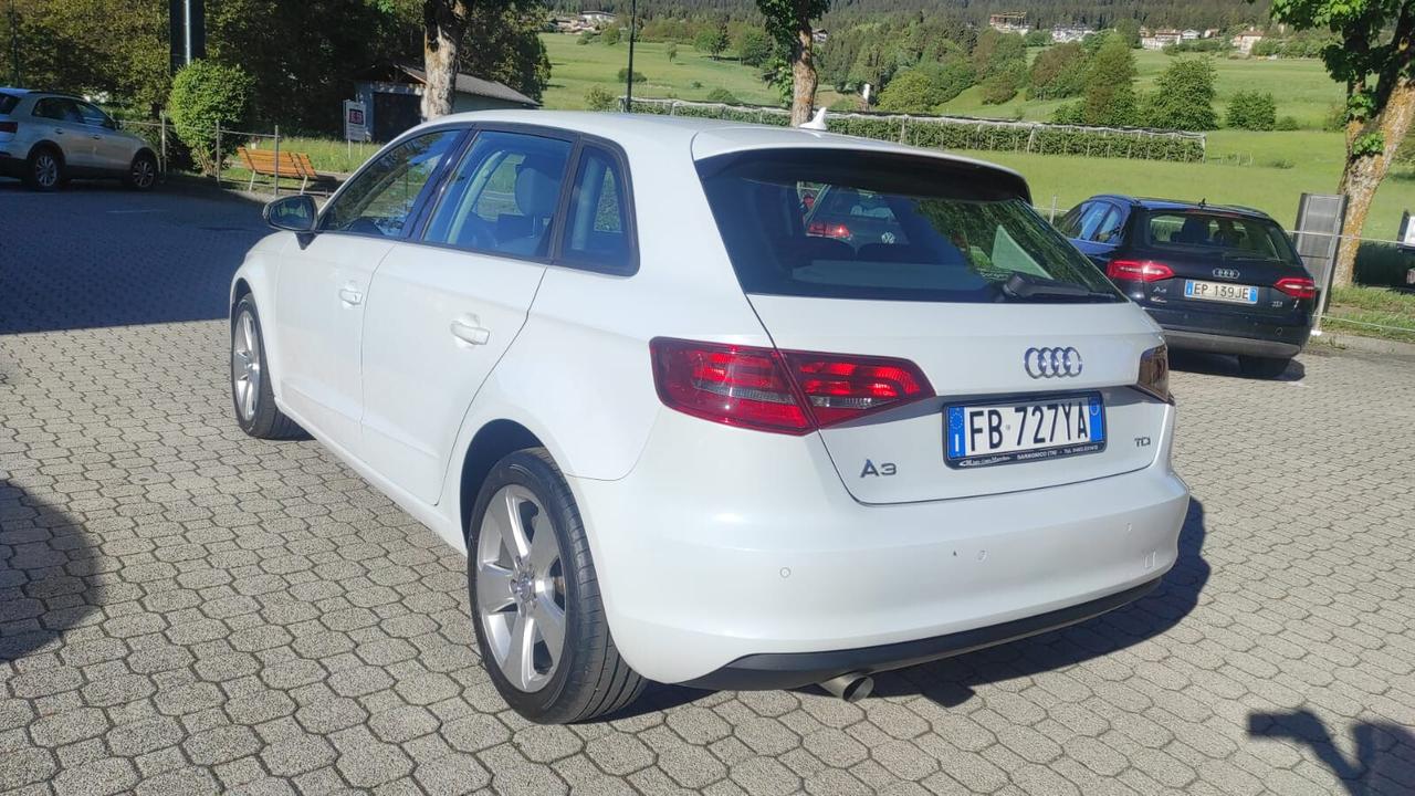 AUDI A3 SPORTBACK 5 POSTI 1.6 TDI 110CV