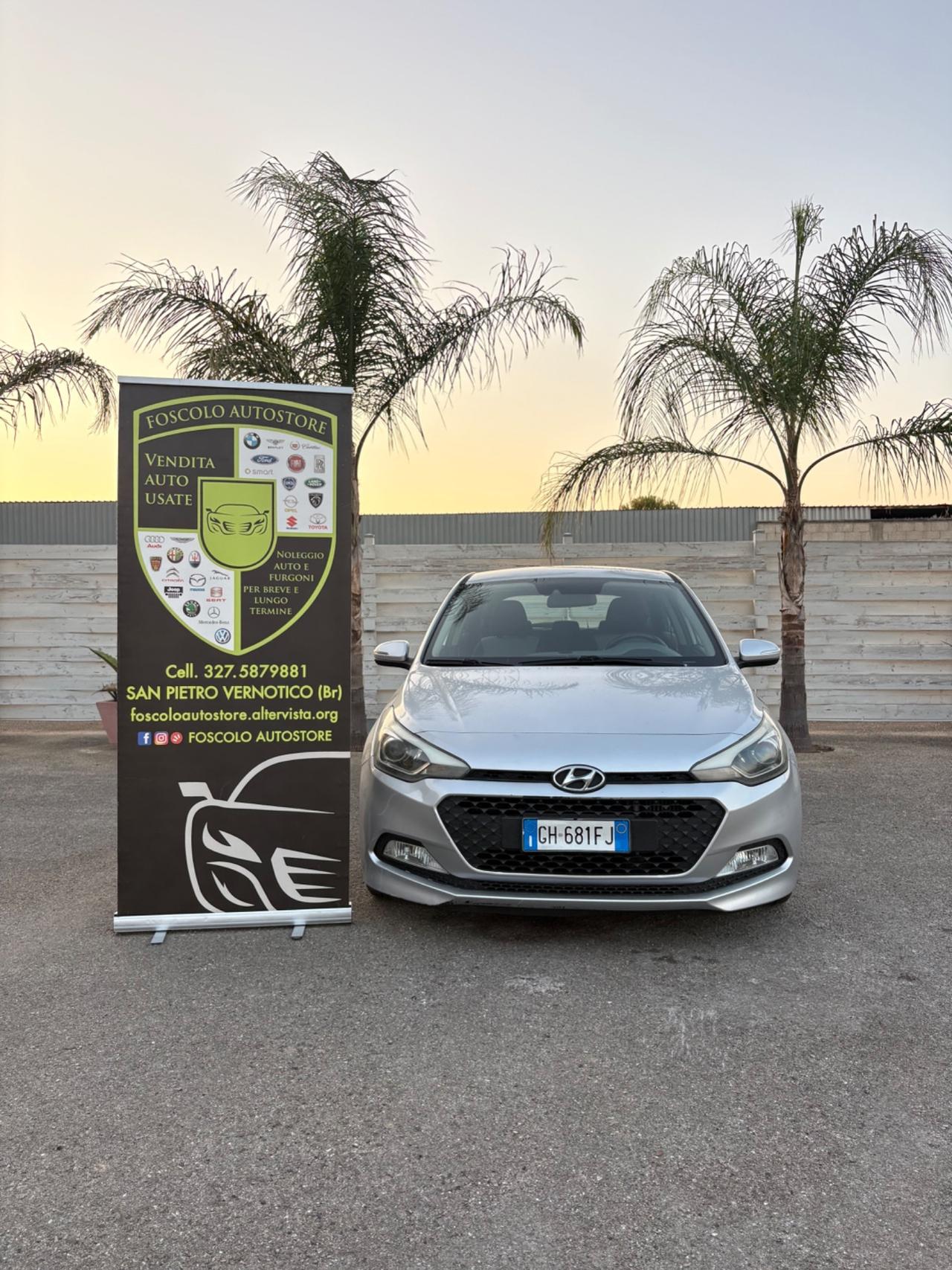 Hyundai i20 1.1 diesel 5 porte in pronta consegna
