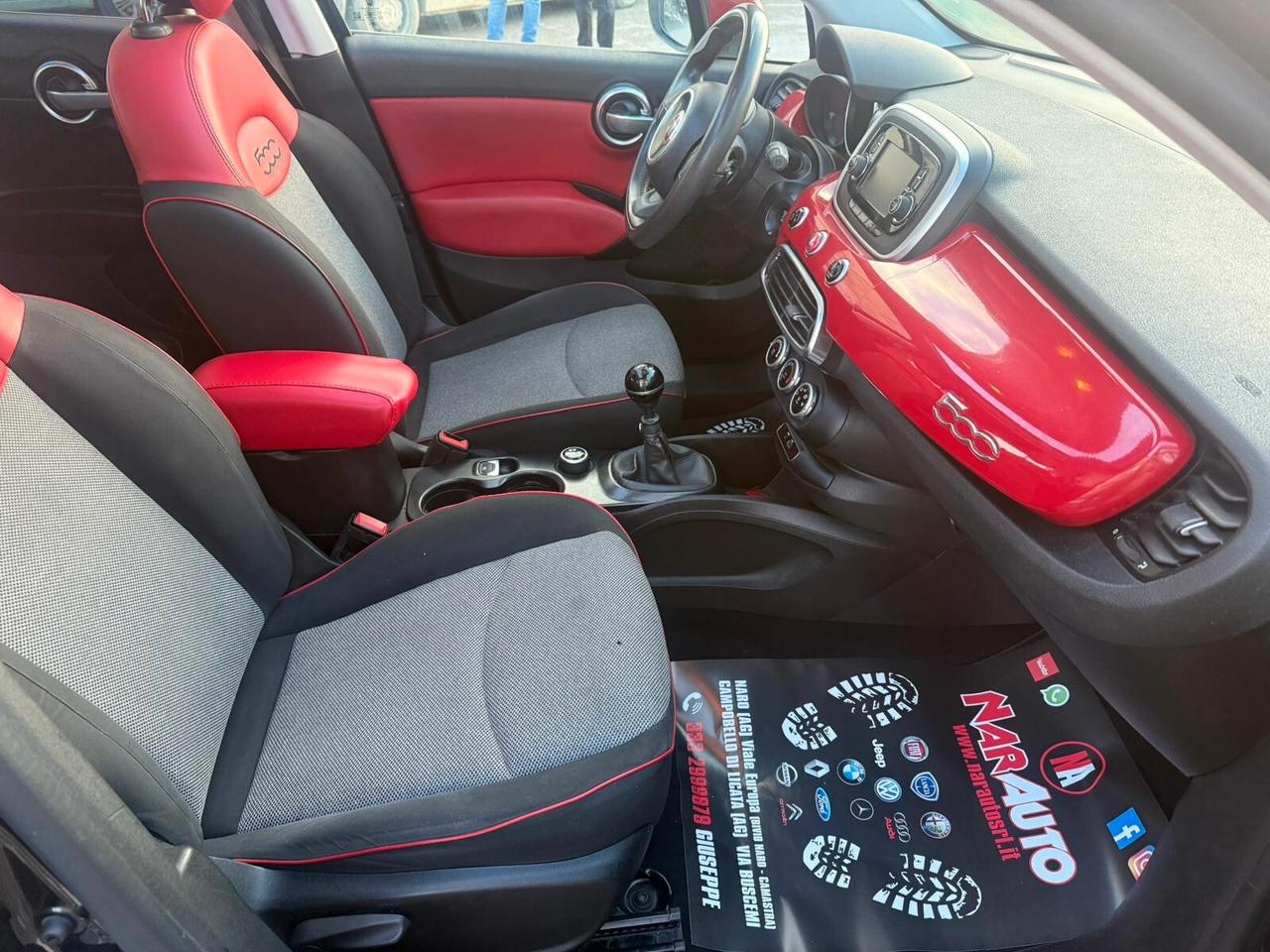 Fiat 500X 1.3 MultiJet 95 CV Edizione Rosso Amore