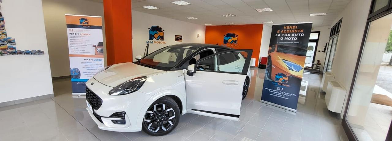 Ford Puma 1.0 EcoBoost Hybrid 125 CV S&S ST-Line- km 54.400- garanzia 12 mesi estendibile fino a 36 mesi.