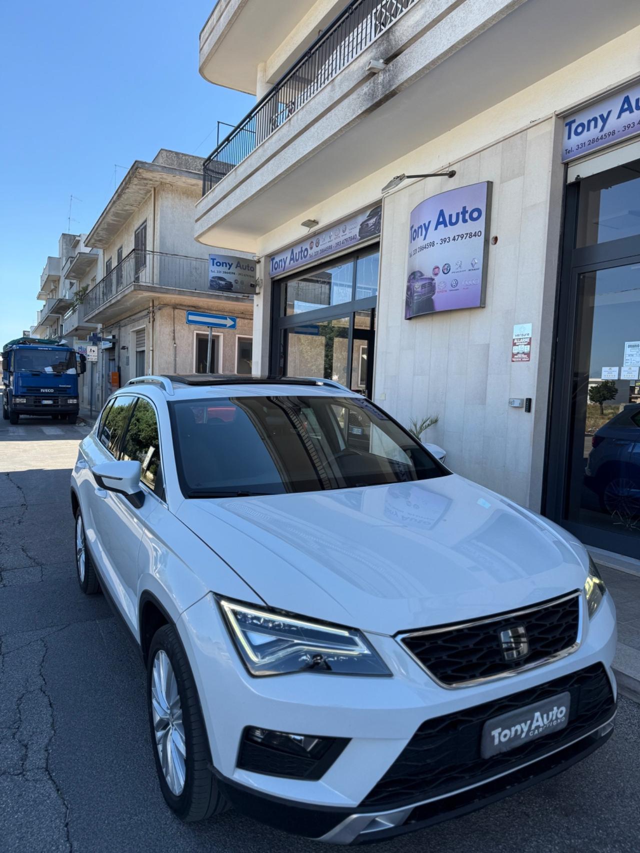 Seat Ateca TDI Xcellence 4drive dsg CON 60000 KM CERTIFICATI SEAT,TETTO APRIBILE.TELECAMERA,NAVIGATORE
