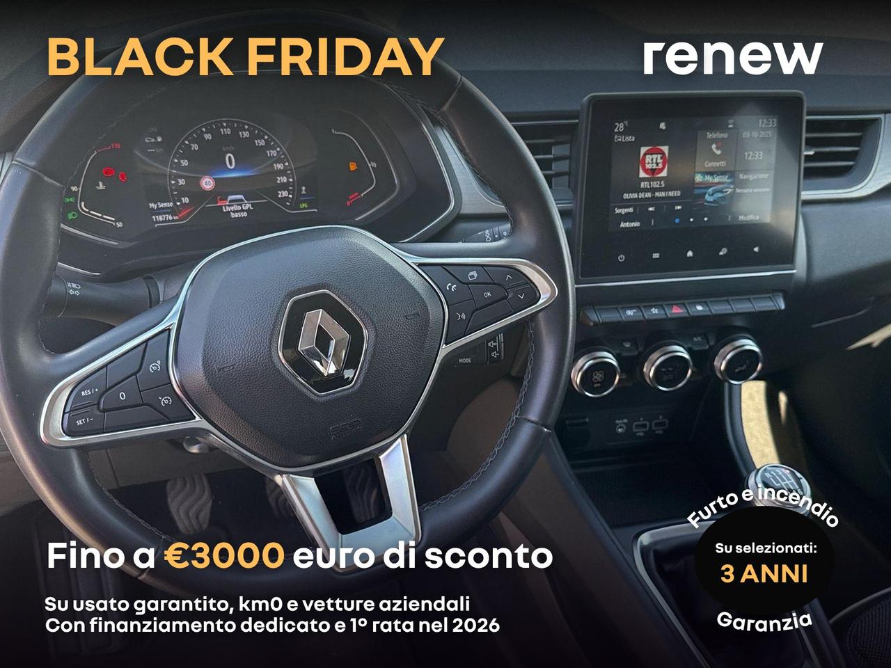 Renault Captur 1.0 tce intens gpl 100cv my21