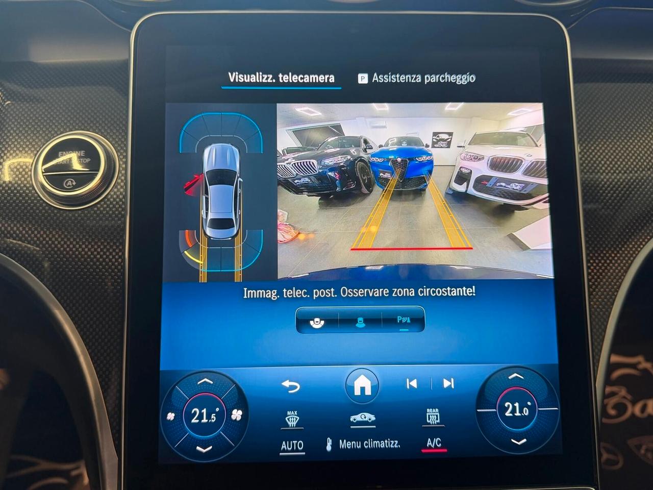 MERCEDES CLASSE C220D PREMIUM 2.0 MHEV 200CV PELLE NAVI CAM ANNO 2022